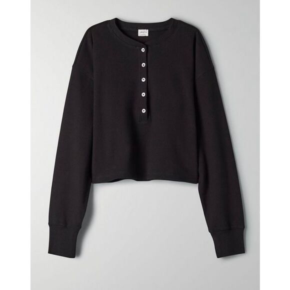 ✨Aritzia Wilfred Free Mavis Black Sz XS T-Shirt✨ - Picture 2 of 7